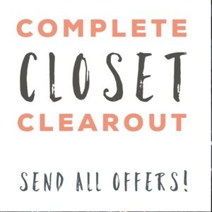 Closet clear out